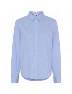 Bellis Striped Shirt | Lt Blue 2