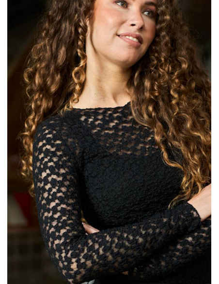 BcBlair Lace Blouse | Black