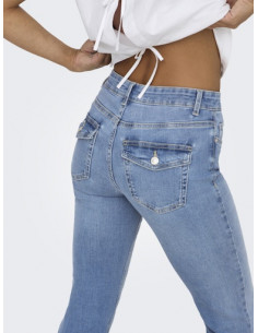 ONLBlush Back Pocket Flare | MedBlue