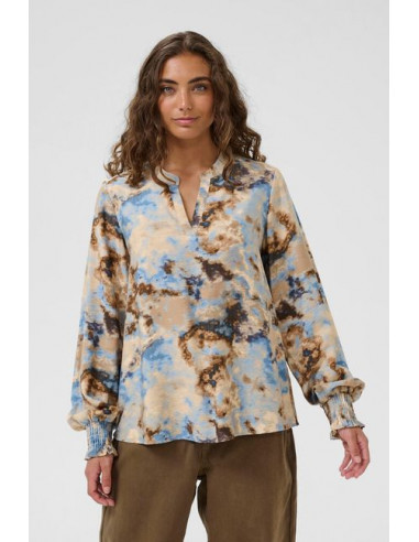 CuHizzy Blouse | Brown