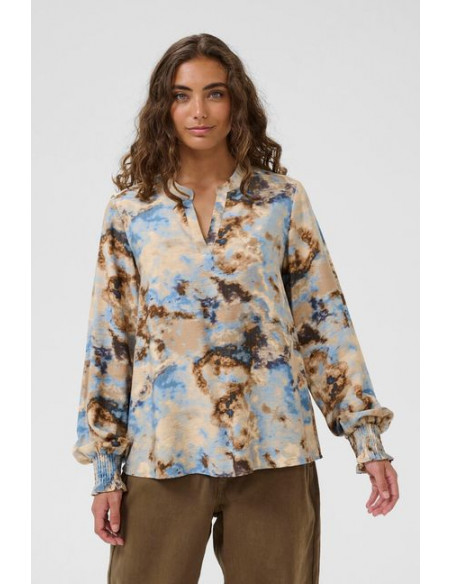 CuHizzy Blouse | Brown