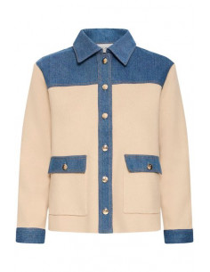 PzMolly Cardigan | Denim