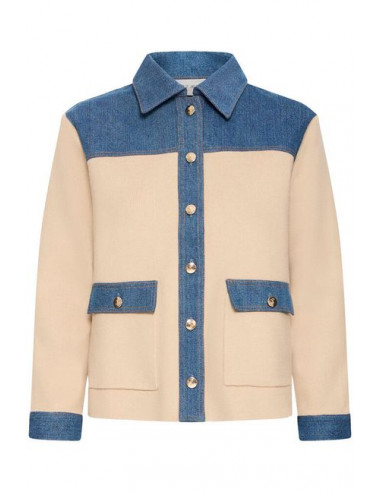 PzMolly Cardigan | Denim