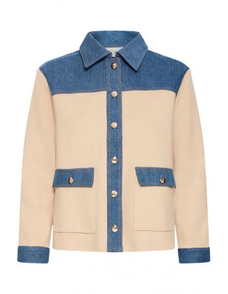 PzMolly Cardigan | Denim