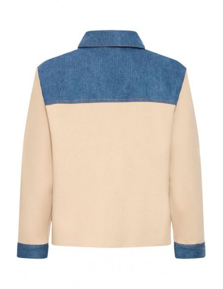 PzMolly Cardigan | Denim