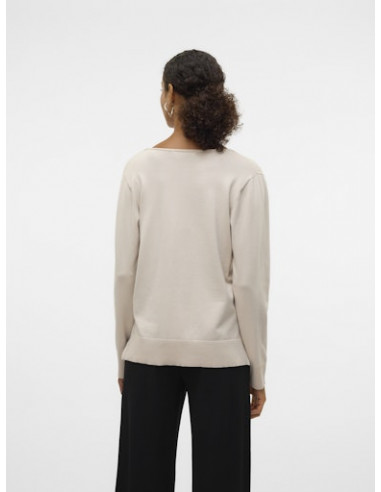 VmSilje V-Neck Pullover | Moonbeam