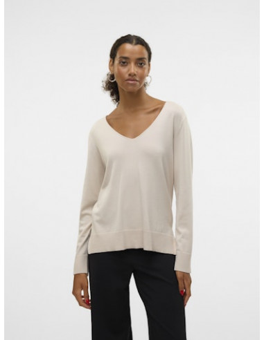 VmSilje V-Neck Pullover | Moonbeam
