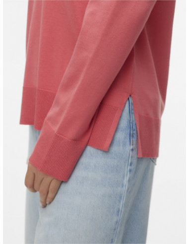 VmSilje V-Neck Pullover | Coral
