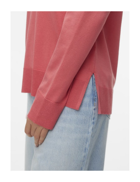 VmSilje V-Neck Pullover | Coral