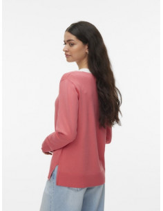 VmSilje V-Neck Pullover | Coral 2