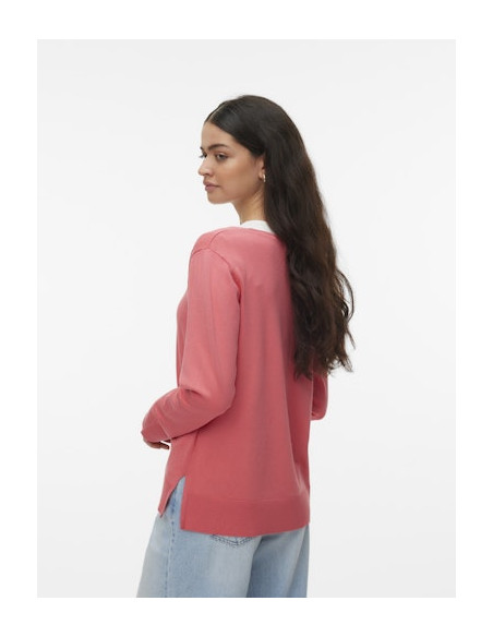 VmSilje V-Neck Pullover | Coral