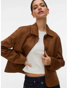 VmJose Short Jacket | Cognac