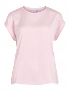 VIEllette S/S Satin Top | Blossom