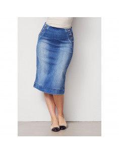 Como Highwaist Skirt | Blue 2