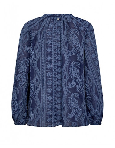 MmGata Allo Blouse | Blue