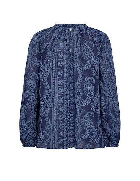 MmGata Allo Blouse | Blue