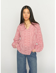 MmGata Allo Blouse | Rose