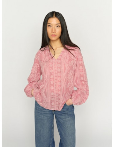 MmGata Allo Blouse | Rose