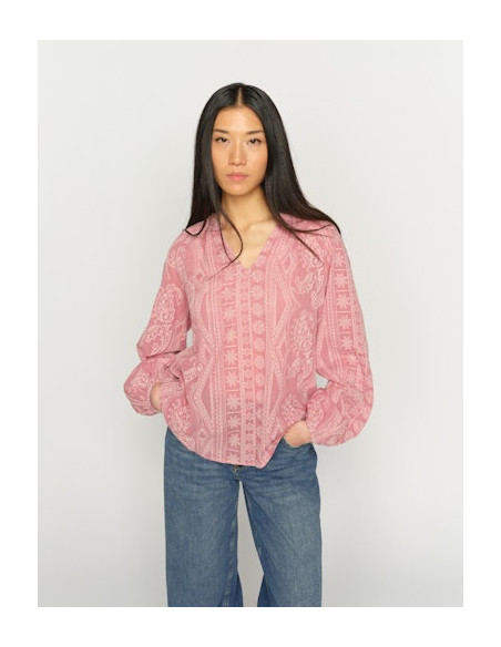 MmGata Allo Blouse | Rose