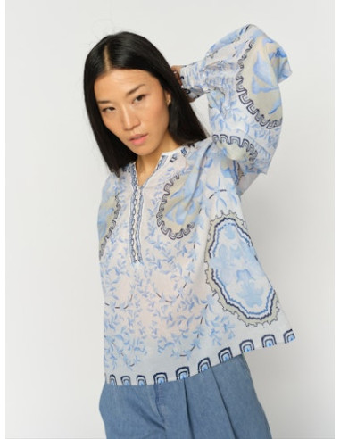 MmWylde Blouse | Blue