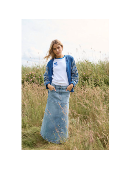 Coss Skirt | Blue Dnm