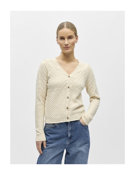 OBJNoa V-Neck Cardigan | Birch