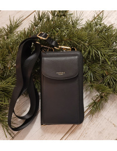 Ulrika Mobilväska | Svart/guld