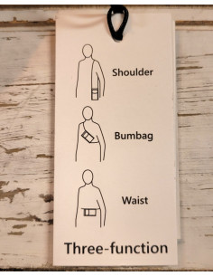 Ulrika Mobilväska | Svart/guld 2