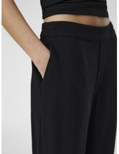 ObjSanne Wide Pant | Black 2