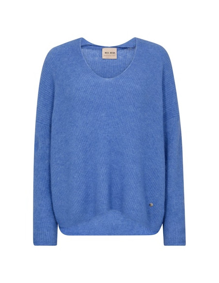 MmThora V-neck Knit | Ultramarine
