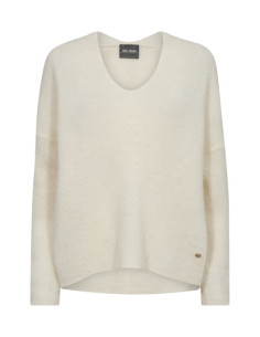 MMThora V-neck Knit | Ecru