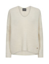 MMThora V-neck Knit | Ecru