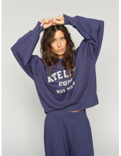 MmNima O-LS Sweatshirt | Blue