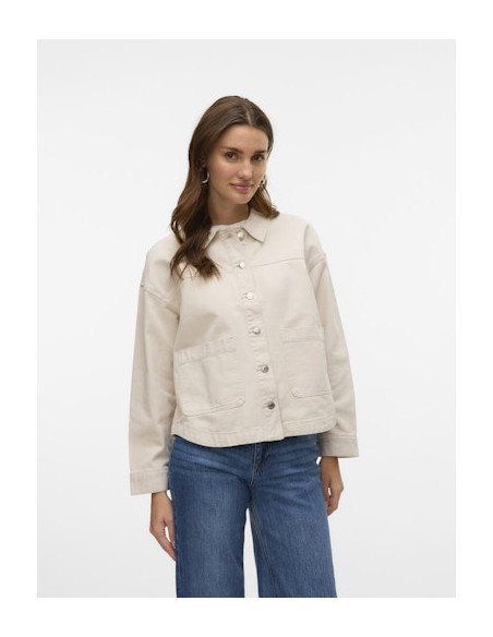 VMJamie Dnm Shacket | Birch