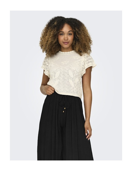 OnlEstralla Short Knit | Ecru