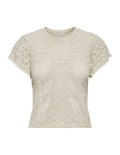OnlEstralla Short Knit | Ecru 2