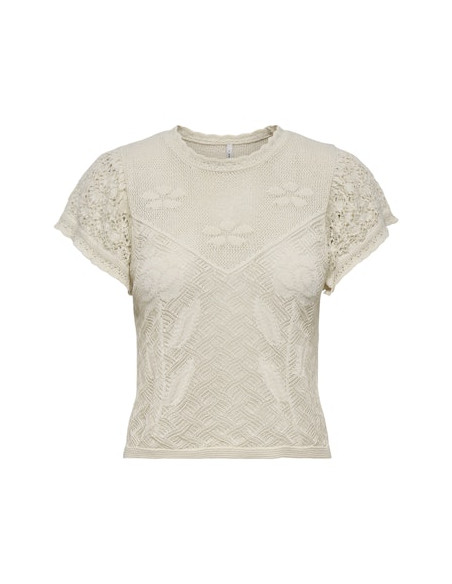 OnlEstralla Short Knit | Ecru
