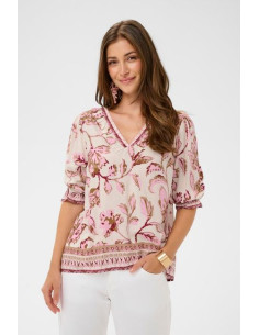 CRTiah Boho Blouse | Pink