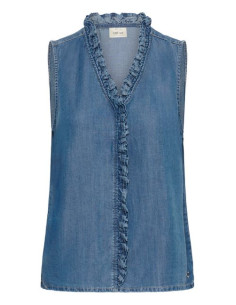 CRMolly Sleeveless Blouse | Blue