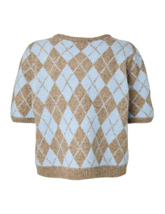 YASChelli SS Knit Cardigan | Sky 2