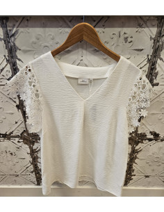 CARMetta Lace Top | Cloud