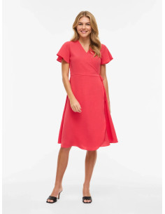 VILovie Wrap Dress | Hibiscus