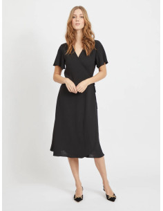 VILovie Wrap Dress | Black