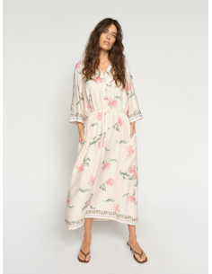 MmBunno Orchid Dress | Ecru