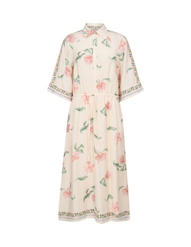 MmBunno Orchid Dress | Ecru