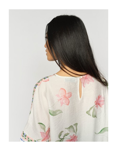 MmPalma Orchid Blouse | Ecru