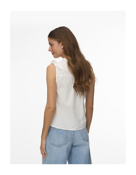 VmHannah EMB Top | White