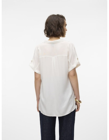 VmBumpy SS Shirt | White