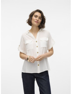 VmBumpy SS Shirt | White 2