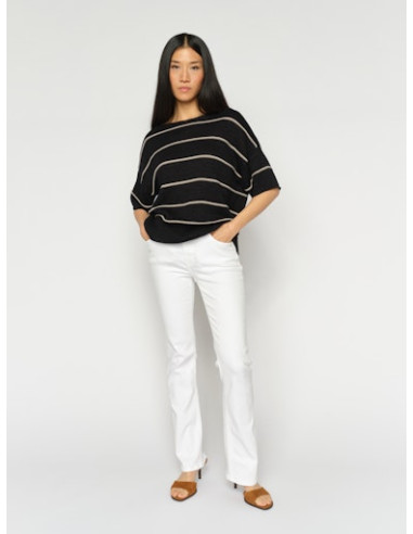 MmAshley Deluxe Jeans | White